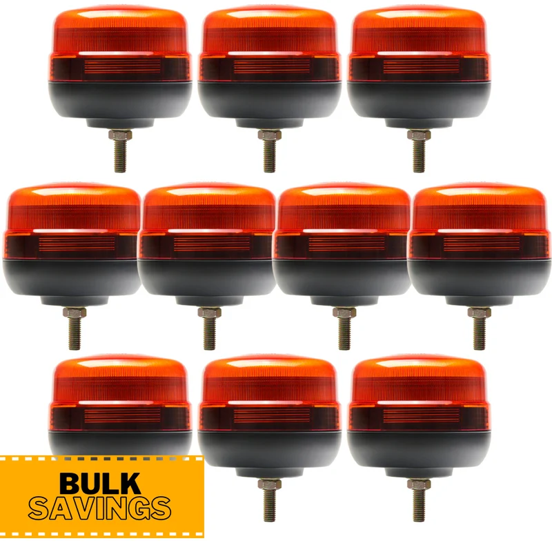 Paquete a granel de balizas LED compactas de un solo perno Torlok / Paquete de 10