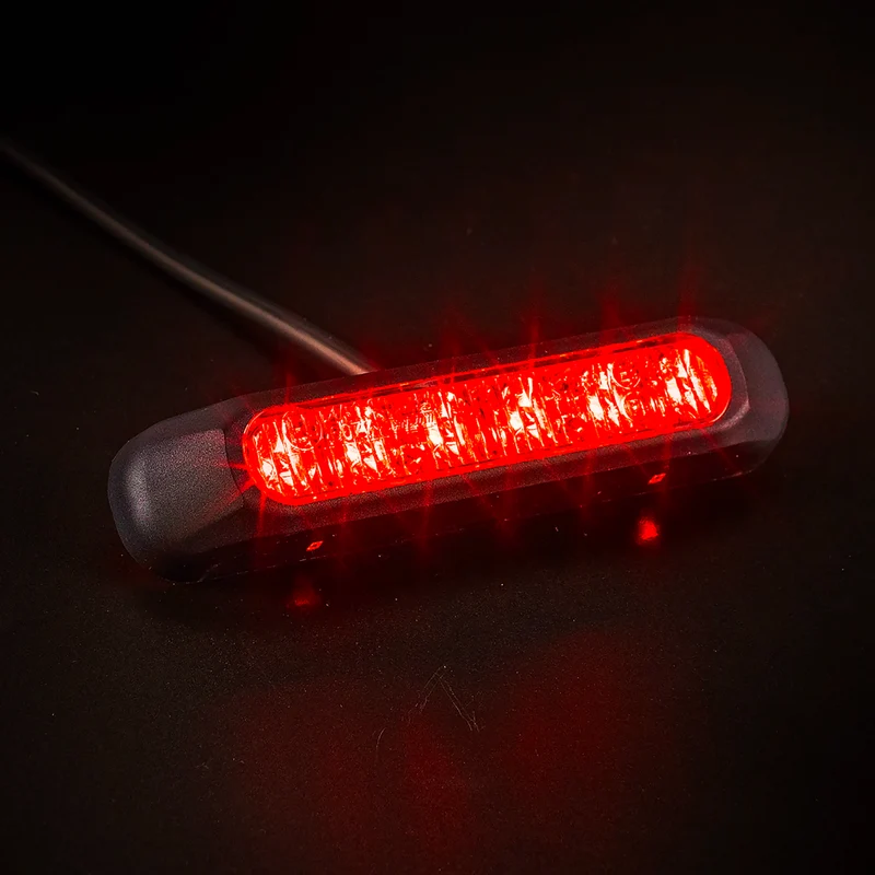 Luz Estroboscópica LED con Lente Ahumada Oscura Fristom / Rojo
