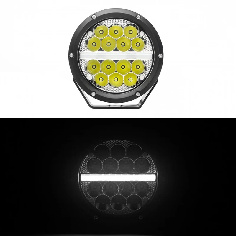 Focos LED con tira de luz de posición / 7"