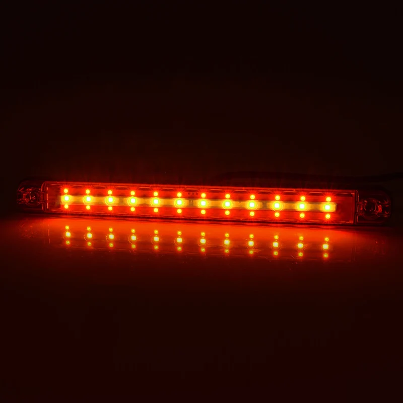 Luz indicadora intermitente estática, trasera y de parada delgada WAS