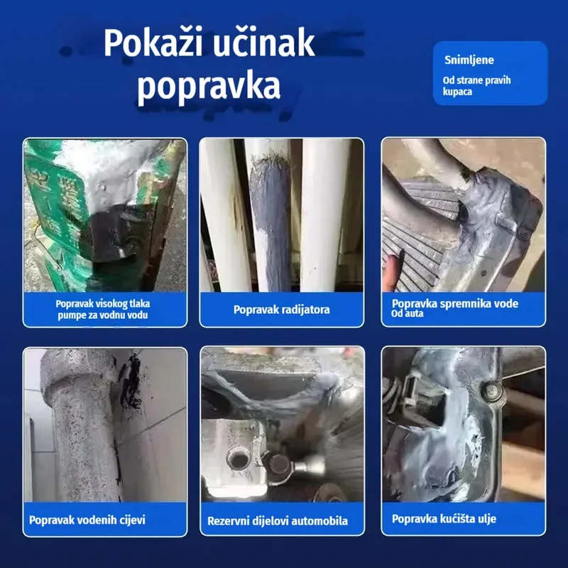 【Set od 3 dijela】🔥50% popusta na ograničeno vrijeme! 🛠️Visokojako AB ljepilo za popravak metala-HR