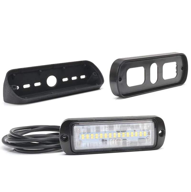 WAS W229 Luz LED de trabajo/luz de escena con dos soportes de montaje