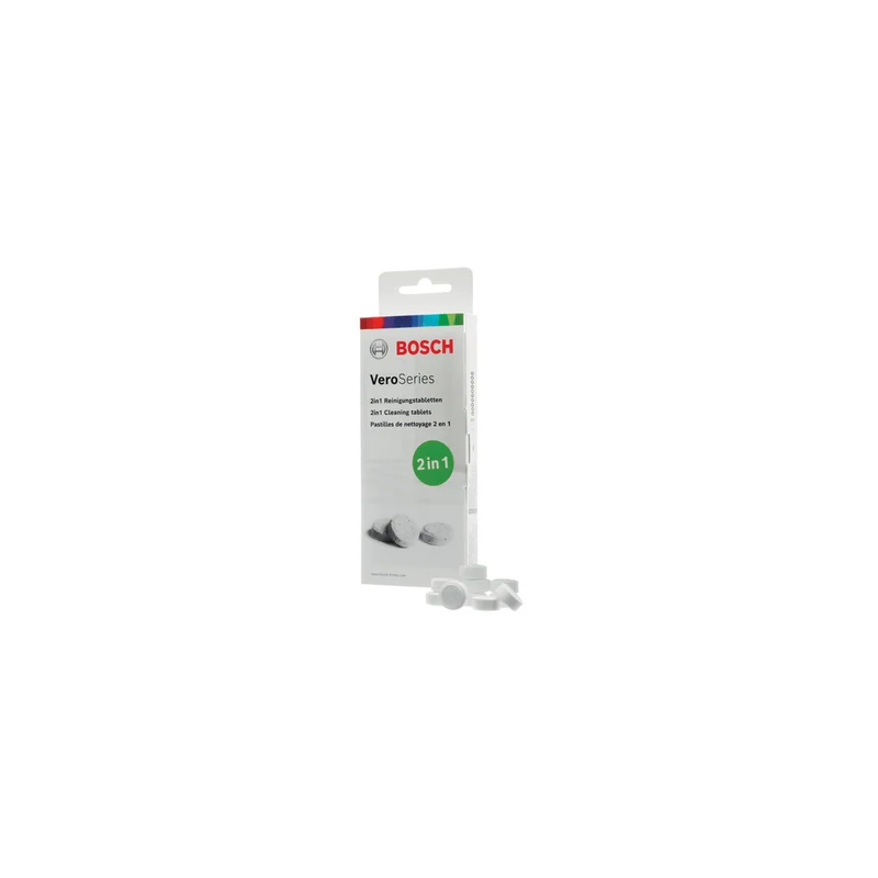 Pastillas de limpieza cafeteras | compatible con BOSCH | Calidad Original | Codigo fabricante | Para modelos EQ SERIES TCZ8001A