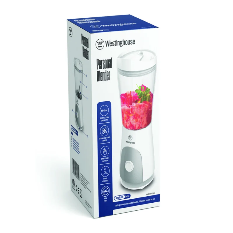 Westinghouse Licuadora Personal Simple Life 450ml, WKBEGO03WH