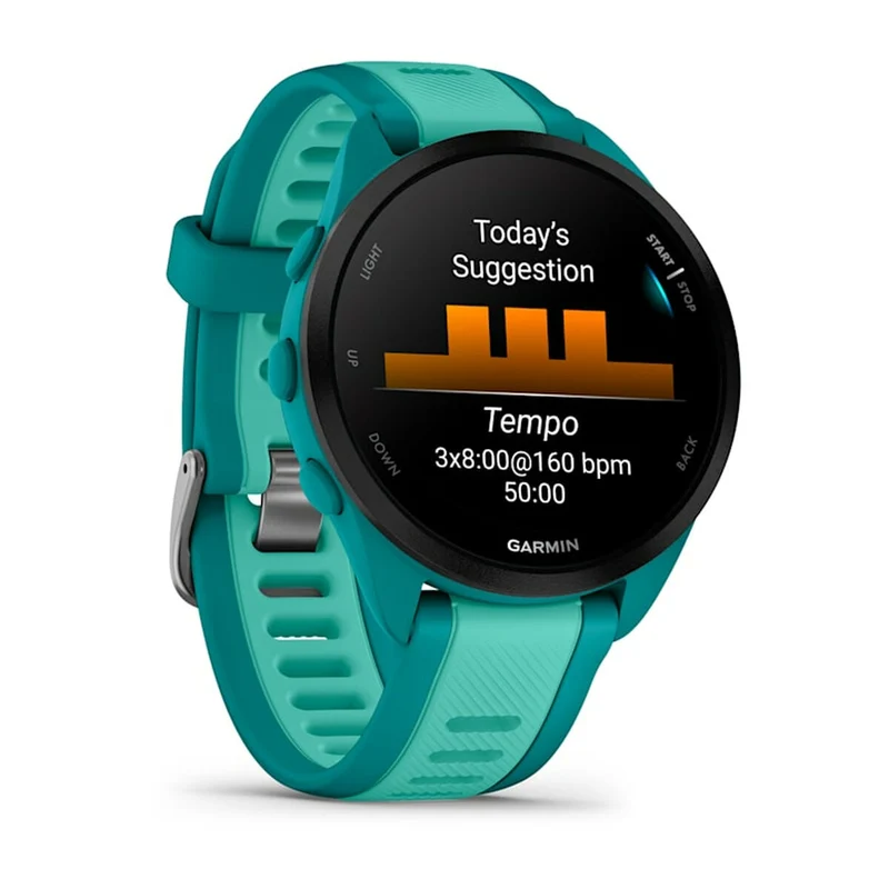 Smartwatch GARMIN Forerunner 165 Music Azul Plateado 1,2" 43 mm