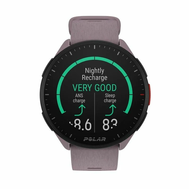 Smartwatch con Podómetro Running Polar Morado 1,2"
