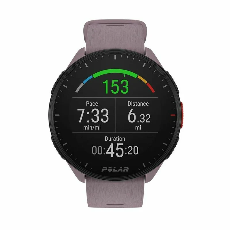 Smartwatch con Podómetro Running Polar Morado 1,2"