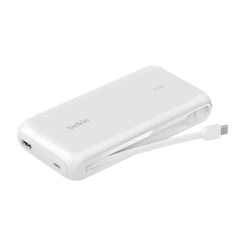 Belkin Power Bank Batería Externa 20.000 mAh con Cable Integrado, BPB024FQ