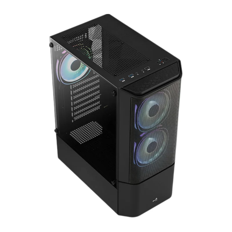 Aerocool Case para PC Gaming con Ventilador RGB Quantum Mesh, ACCM-PV31133.11