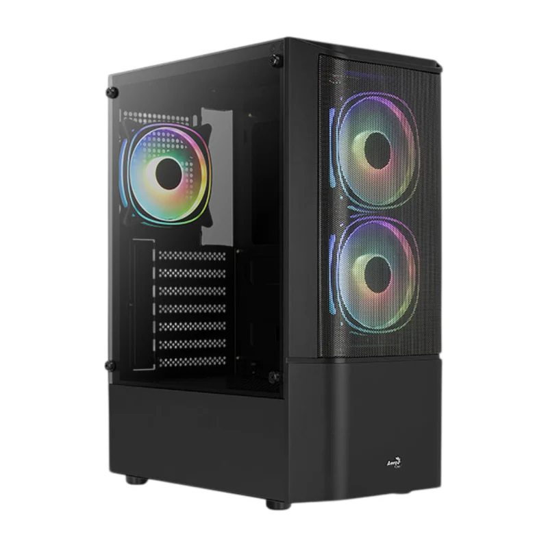 Aerocool Case para PC Gaming con Ventilador RGB Quantum Mesh, ACCM-PV31133.11
