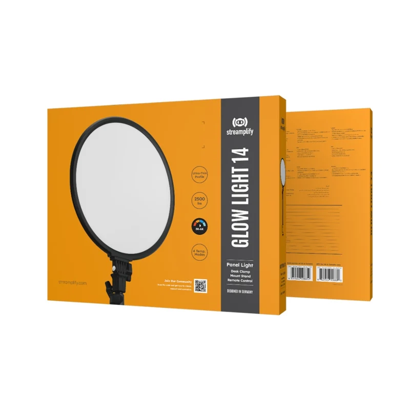 Streamplify Aro de Luz LED 14" Glow Light para Selfie, SPIF-GL14262.11