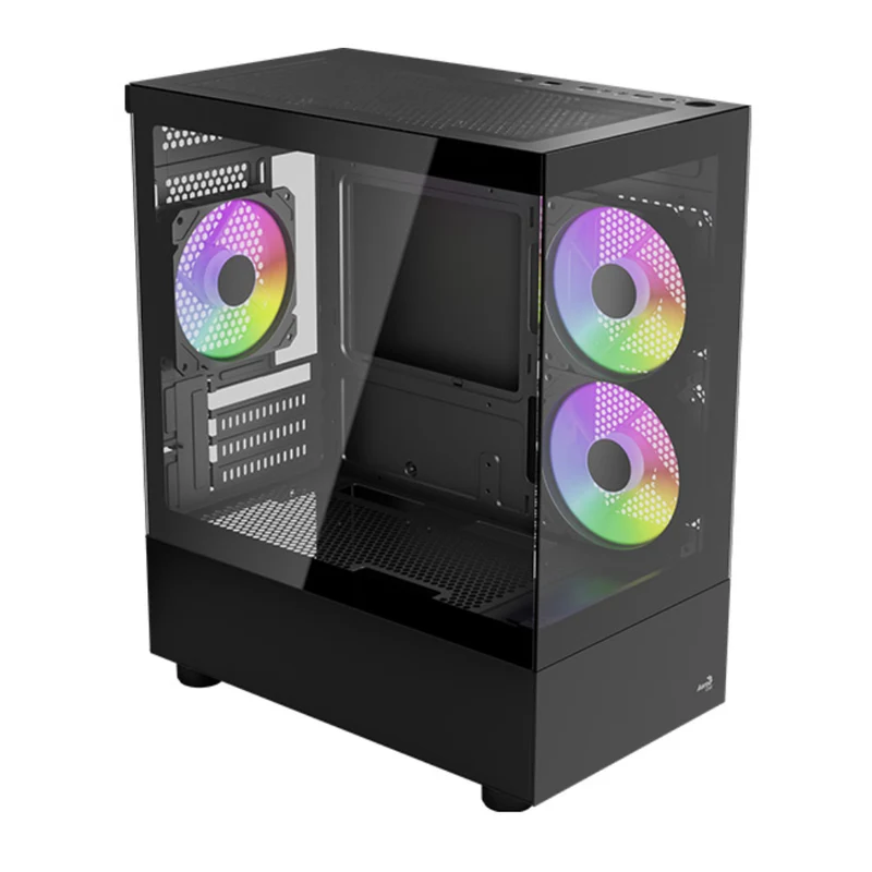 Aerocool Case para PC Mini Torre con Ventiladores Viewport Mini, ACCM-ES09133.11