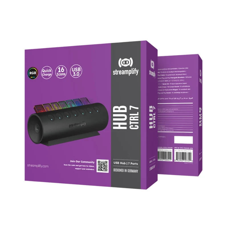 Streamplify Hub CTRL 7 Puertos USB-A, SPUH-HC71257.11