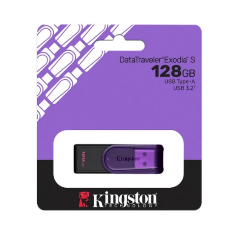Kingston Memoria Flash USB-A 3.2 Gen 1 DataTraveler Exodia S, 128 GB