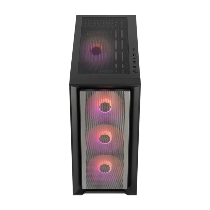 Aerocool Case para PC Gaming con Ventiladores ARGB Tern Mini BK-V2, TERN MINI-G-BK-V2