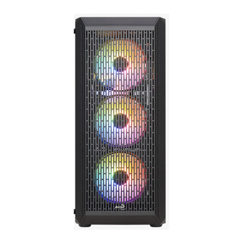 Aerocool Case para PC Mini Torre con Ventiladores FRGB Beam G-BK-V2, ACCM-PV37043.11