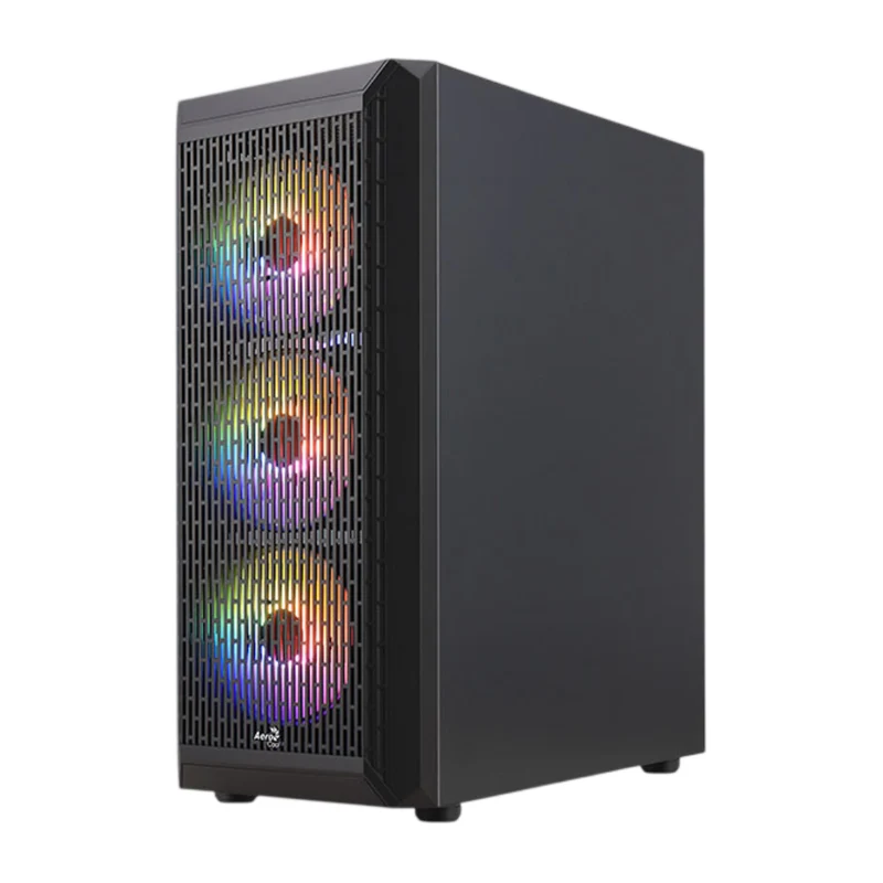 Aerocool Case para PC Mini Torre con Ventiladores FRGB Beam G-BK-V2, ACCM-PV37043.11