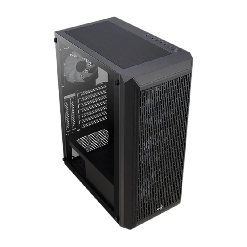 Aerocool Case para PC Mini Torre con Ventiladores FRGB Beam G-BK-V2, ACCM-PV37043.11