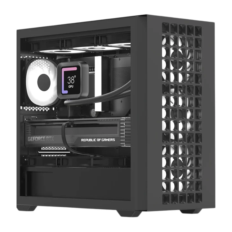 Aerocool Case para PC Gaming con Ventiladores ARGB, D302A