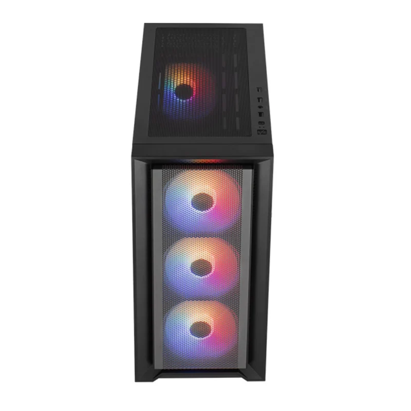 Aerocool Case para PC Gaming con Ventiladores FRGB Tern Mini BK-V1, ACCS-ES04043.11