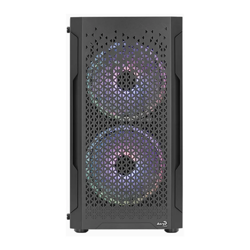 Aerocool Case para PC Gaming con Ventiladores RGB Trinity Mini BK-V3, ACCS-PV32133.11