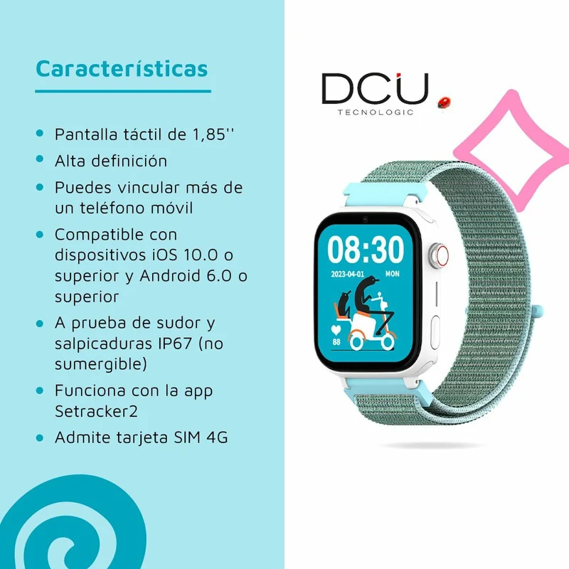 Smartwatch DCU 34159052 Negro