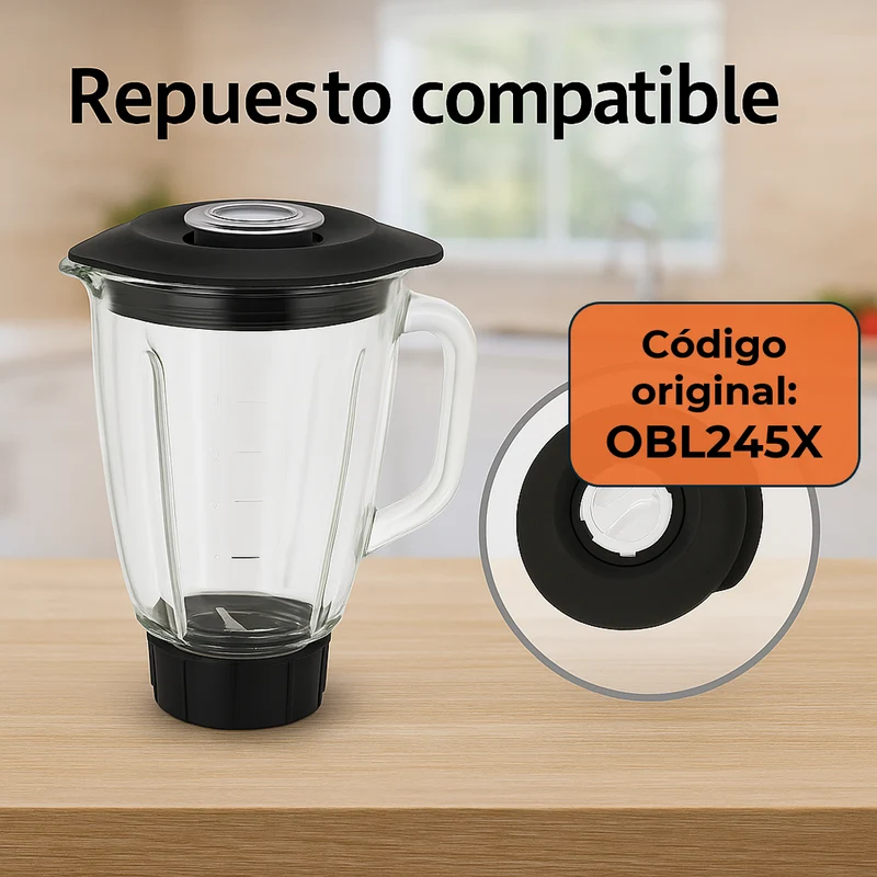 Tapa con Tapón para Jarra de Batidora Oster OBL245X
