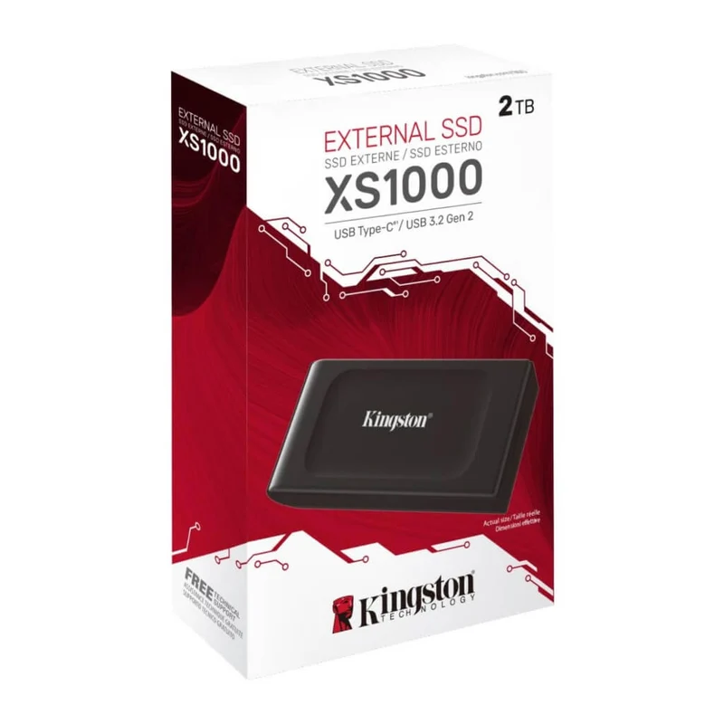 Kingston Unidad en Estado Sólido Externa XS1000 2TB, SXS1000/2000G