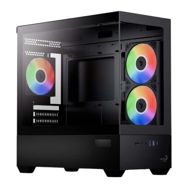Aerocool Case para PC Gaming Mini Torre con Ventiladores P300D DIGI