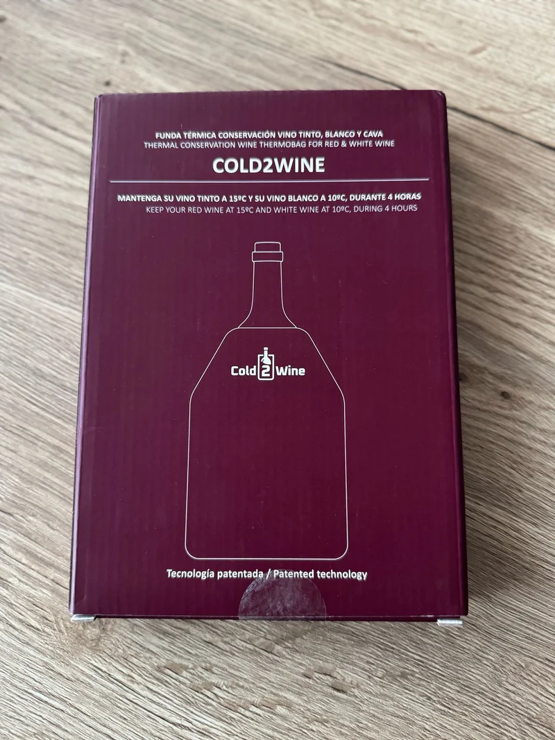 Funda térmica para conservar vinos y cava