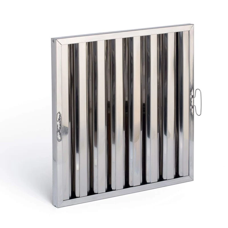 Filtro De Lamas para Campana Extractora Industrial 49x49 cm - AISI430, Compatible con Todas las Marc