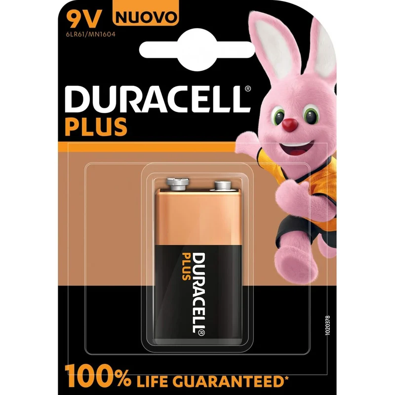 Pila Alcalina DURACELL MN1604 9 V 6LR61 MN1604