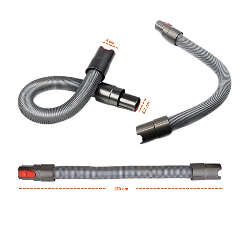 Accesorios Adaptables con Dyson V7 V8 V10 V10 V11 5 cepillos yTubo Flexible
