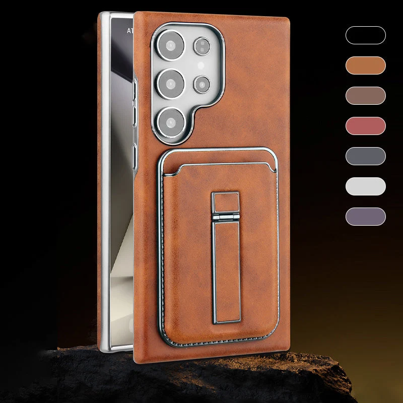 💼 Funda combinada para Samsung: Soporte + Billetera + Imán | Para viajes, trabajo y uso diario-ES