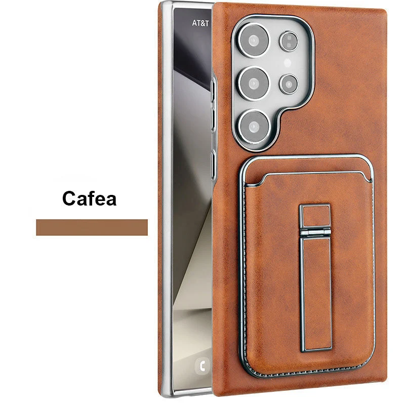 💼 Kombinirani ovitek za Samsung: držalo + denarnica + magnet | Za potovanja, delo in vsakodnevno uporabo-SI