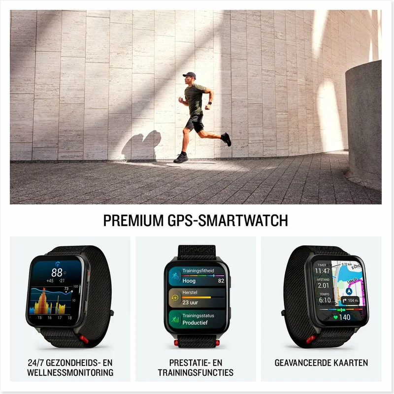 Smartwatch GARMIN 010-02980-03 Negro Verde Gris Pizarra
