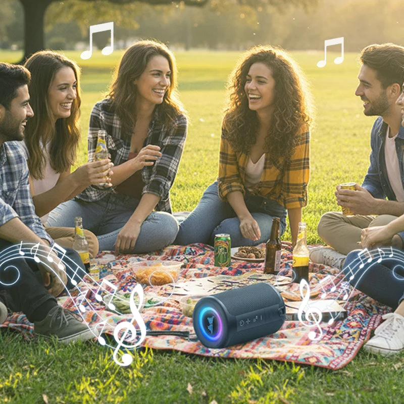 🎵 Nešiojama vandeniui atspari „Bluetooth“ kolonėlė-LT