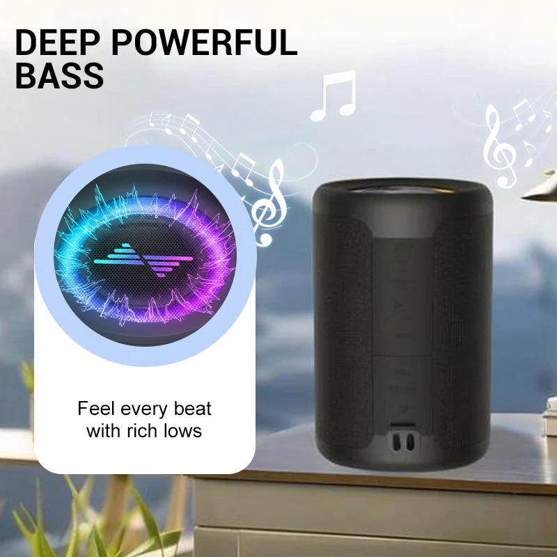 🎵 Nešiojama vandeniui atspari „Bluetooth“ kolonėlė-LT