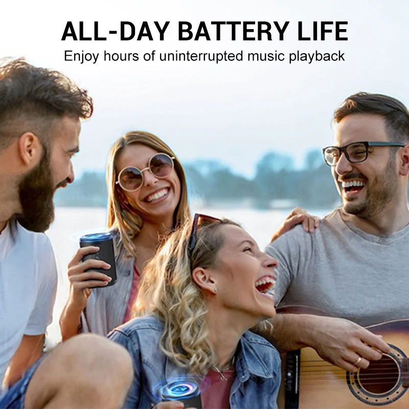 🎵 Nešiojama vandeniui atspari „Bluetooth“ kolonėlė-LT