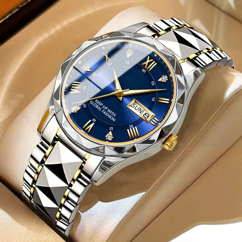⌚Reloj de pulsera para hombre resistente al agua con luminiscencia.-ES