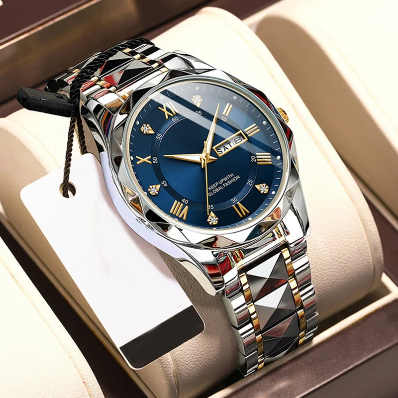 ⌚Reloj de pulsera para hombre resistente al agua con luminiscencia.-ES