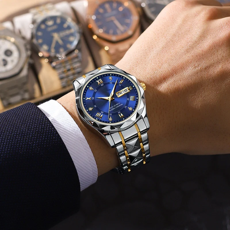 ⌚Reloj de pulsera para hombre resistente al agua con luminiscencia.-ES
