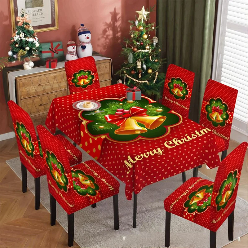 🦌Un mantel navideño alegre y clásico🎄🎁-ES