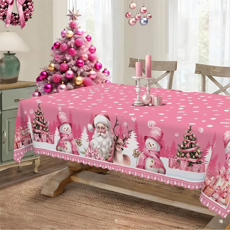 🦌Un mantel navideño alegre y clásico🎄🎁-ES