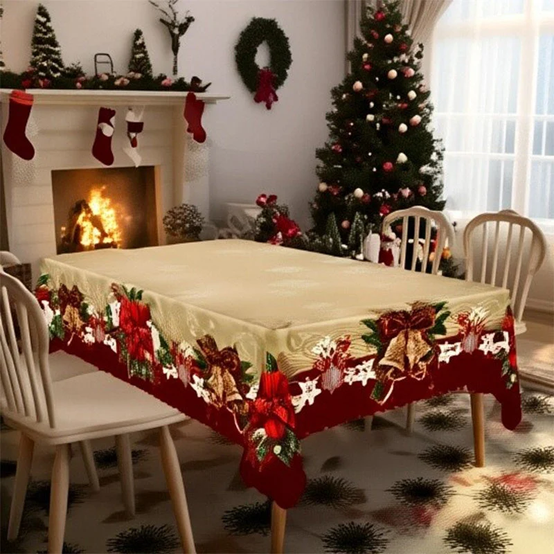 🦌Un mantel navideño alegre y clásico🎄🎁-ES
