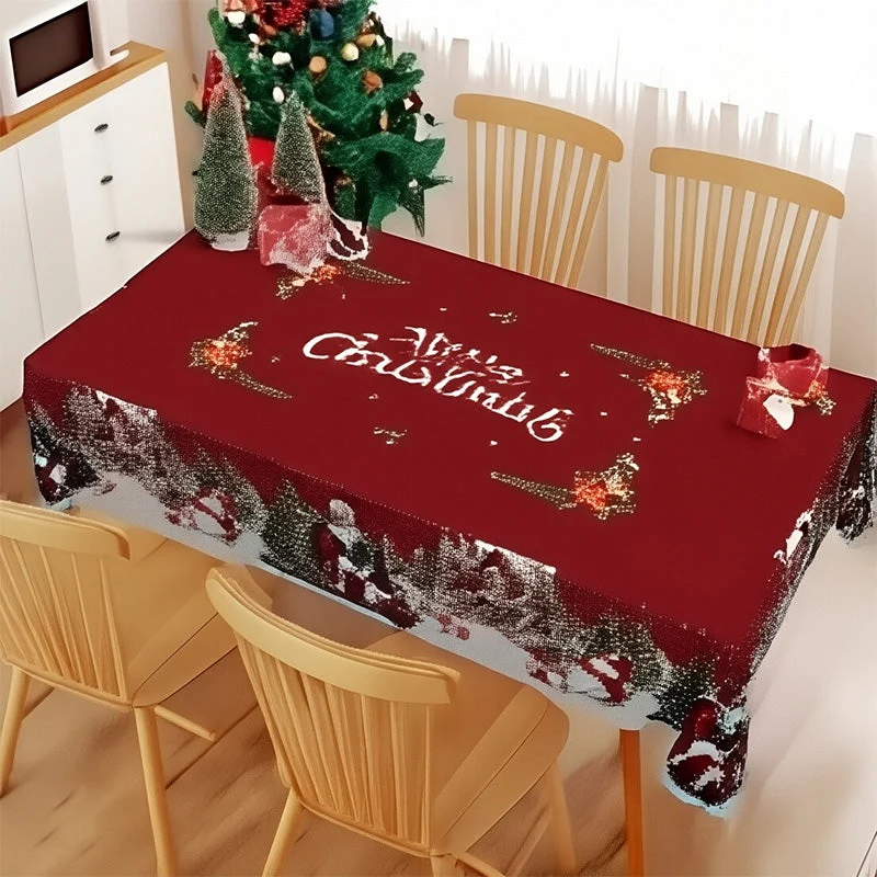 🦌Un mantel navideño alegre y clásico🎄🎁-ES