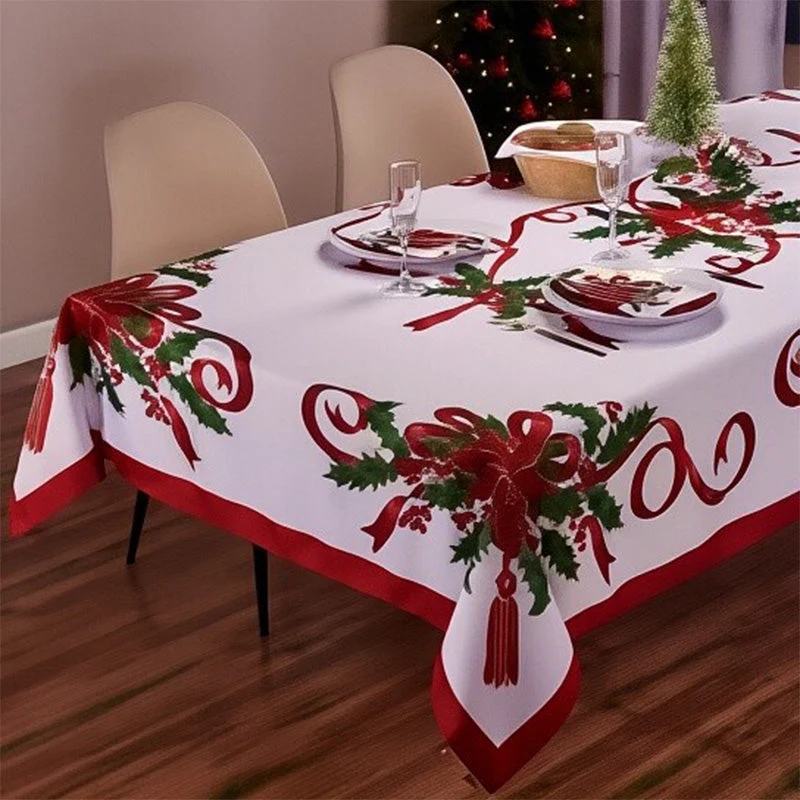 🦌Un mantel navideño alegre y clásico🎄🎁-ES
