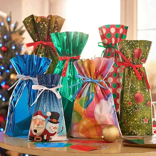 🎅🎁 Η καλύτερη χριστουγεννιάτικη τσάντα δώρων με κορδόνι στον κόσμο-GR