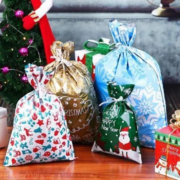 🎅🎁 Η καλύτερη χριστουγεννιάτικη τσάντα δώρων με κορδόνι στον κόσμο-GR