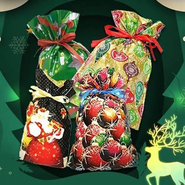 🎅🎁 Η καλύτερη χριστουγεννιάτικη τσάντα δώρων με κορδόνι στον κόσμο-GR